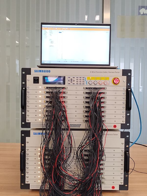 Equipamento de ensaio automático de cabos de alta tensão para fabricação de automóveis