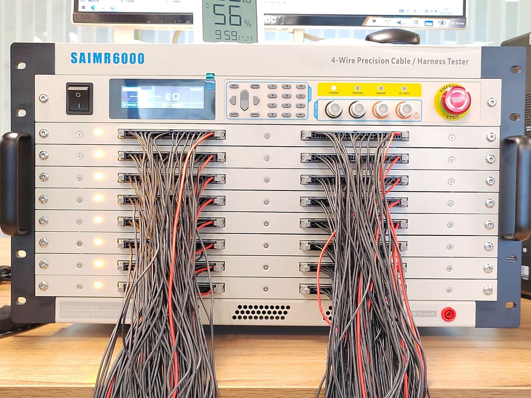 Equipamento de ensaio de arneses de arame de tensão média