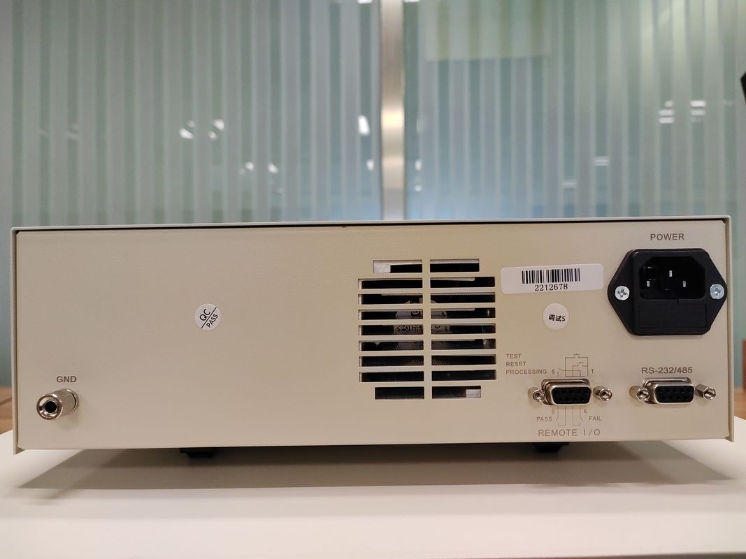 1uA Resolução de corrente Teste de isolamento de alta tensão Hi Pot Meter com interface I/O