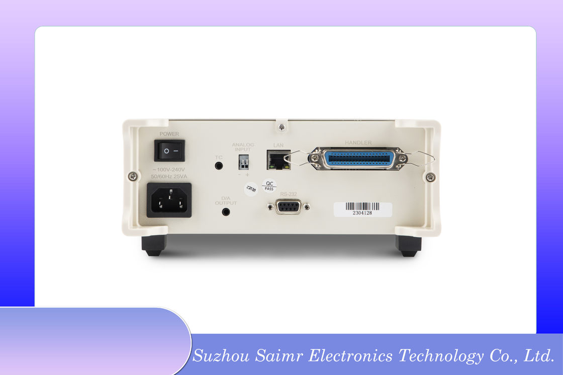 RS232 Interface Battery Voltage Tester com cabo de alimentação e caneta de sonda opcional